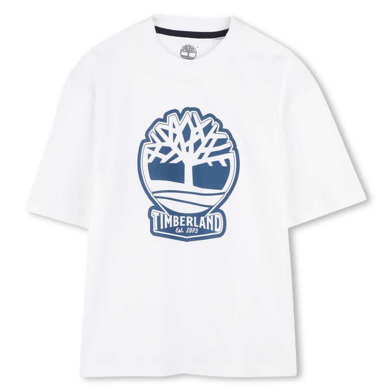 T-shirt bicolore avec logo TIMBERLAND 
                    GARCON