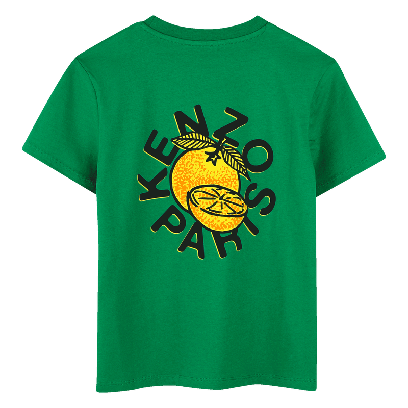 T-shirt coton manches courtes KENZO KIDS 
                    GARCON