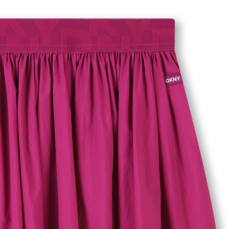 Jupe midi à taille élastiquée DKNY 
                    FILLE